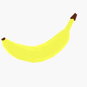 fruit food banana 3D