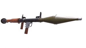 3D grenade launcher model
