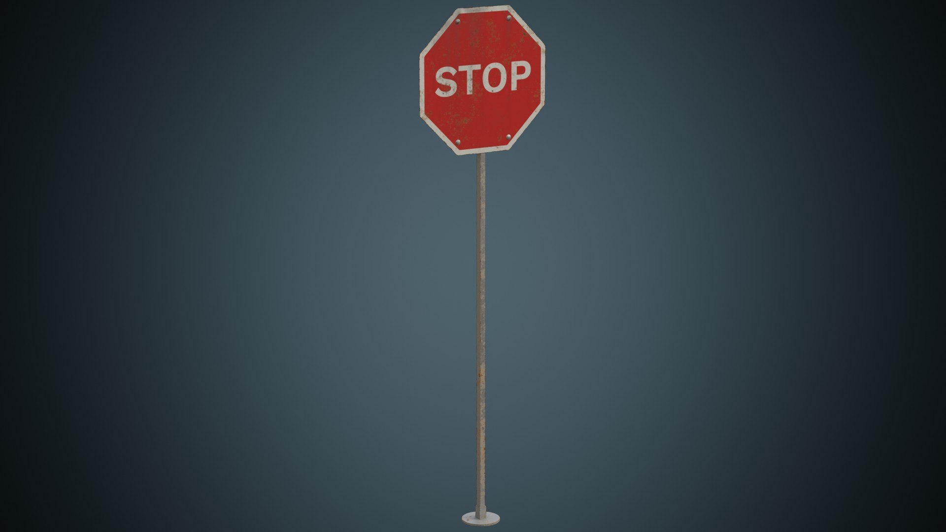Stop Sign 1B 3D model - TurboSquid 1738207