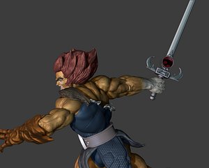 3d model lion-o sculpt