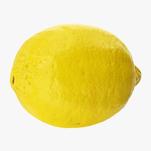 3D lemon 02 hi polys