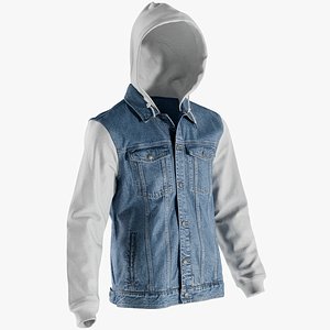 3D realistic men s jean model