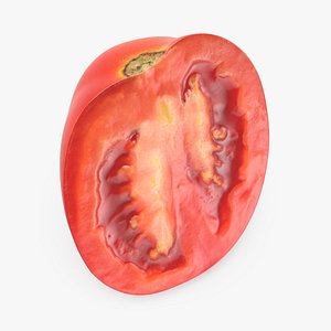 Roma Tomato Half 02 3D model