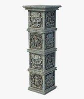 Aztec Pillar Column