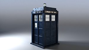 3D 2005 TARDIS Exterior Model