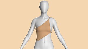 3D Girls Fashion Crop Top V7