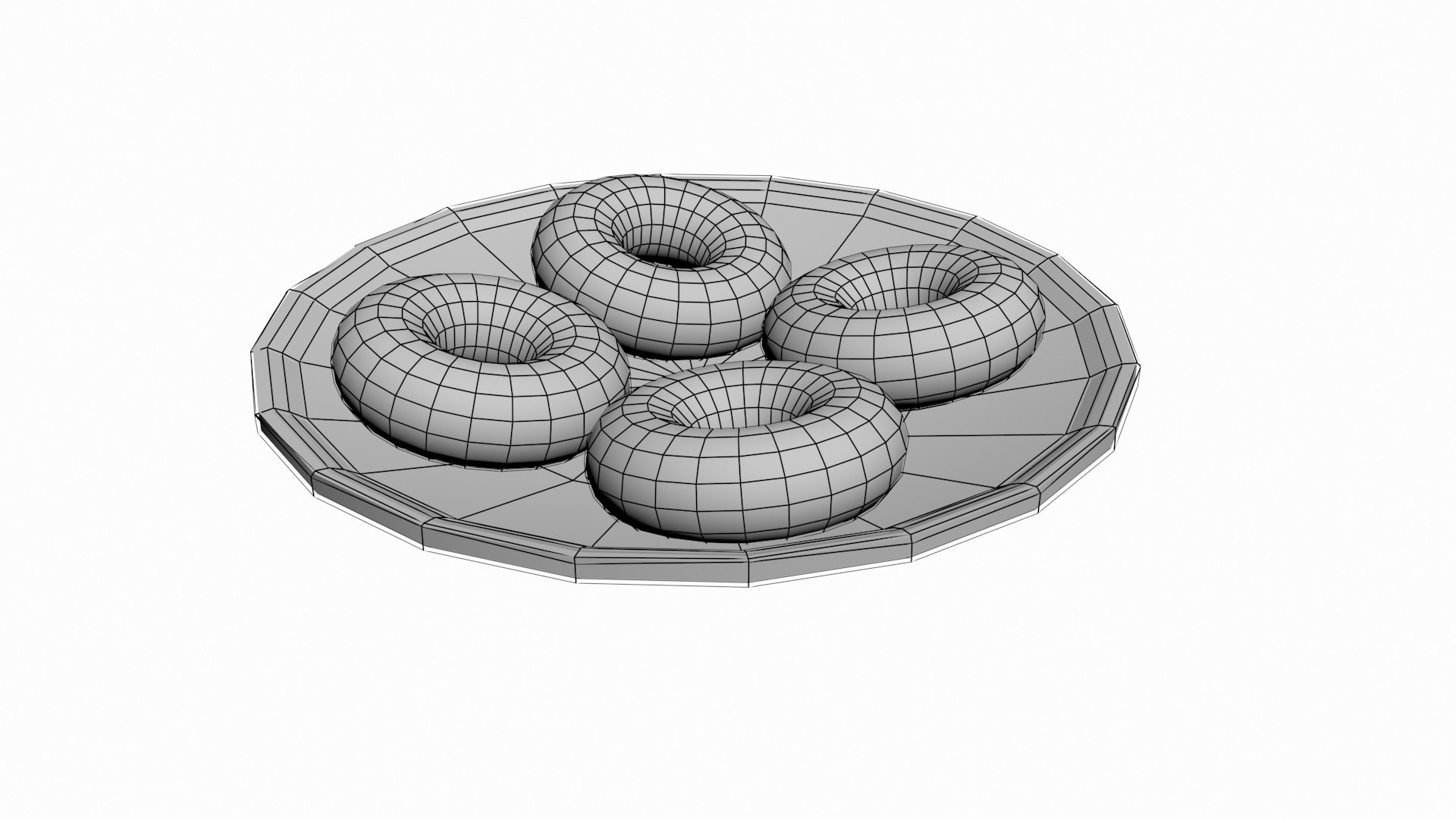 3D plate doughnuts https://p.turbosquid.com/ts-thumb/yz/JZqqGz/OT84RdGF/wf1/jpg/1602134409/1920x1080/fit_q87/573cc9dc4bdce0e19f68653832369327aec19ee1/wf1.jpg