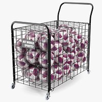 Metal Storage Full of Soccerball