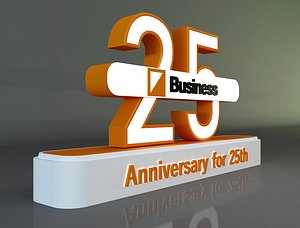 25 years anniversary 3d model a661a model