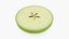 Green Apple Slice Round