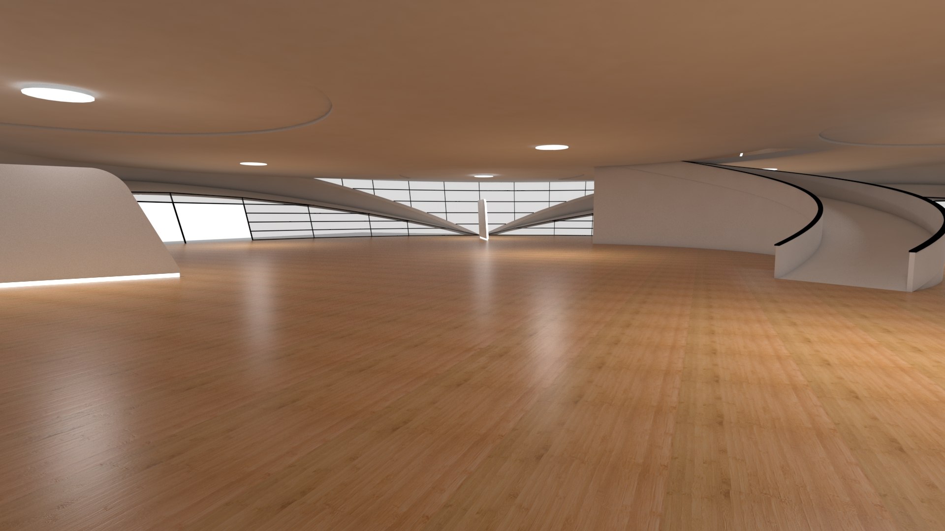 3D VR Art Gallery 14 Organic Shape - TurboSquid 2013168