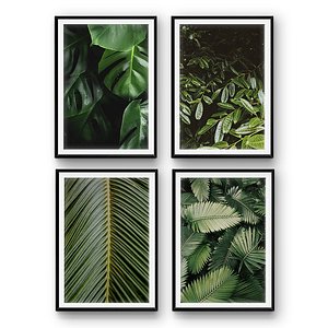 tropical leaves 3D model