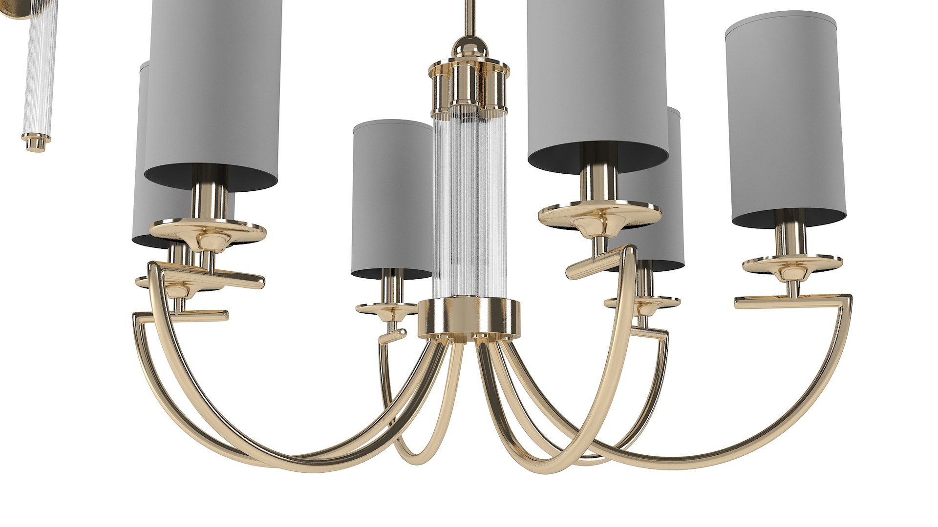Wall lamp chandelier 3D model TurboSquid 1654645