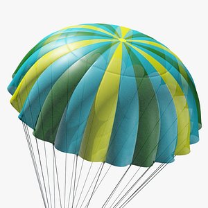 parachute marvelous designer 3D model