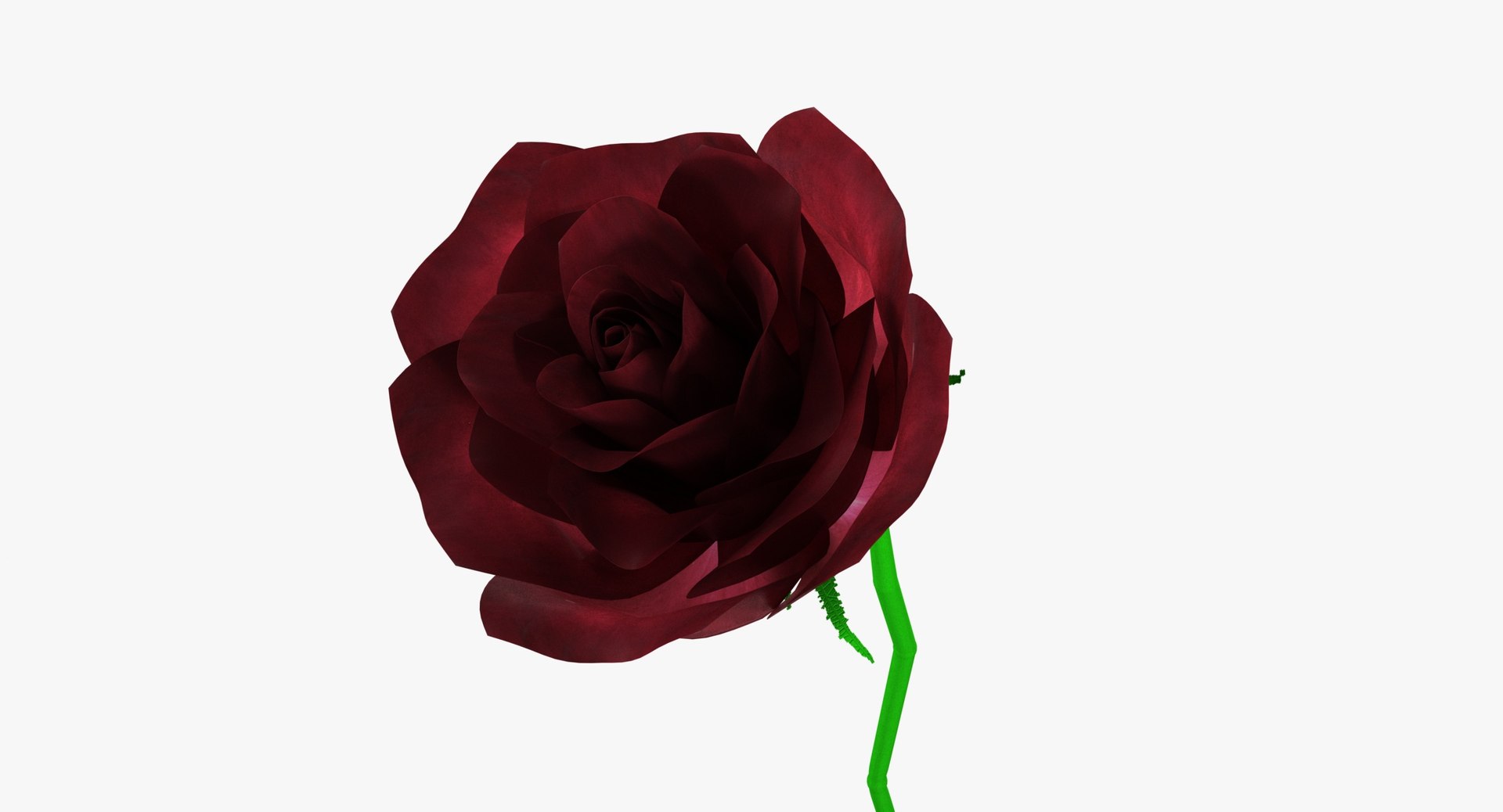 Red Rose 3D - TurboSquid 1361062