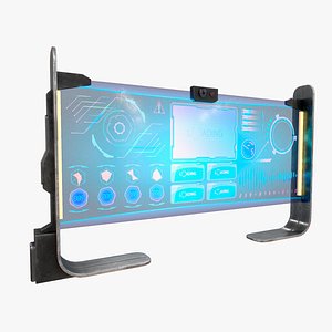Sci-fi Monitor11 3D model