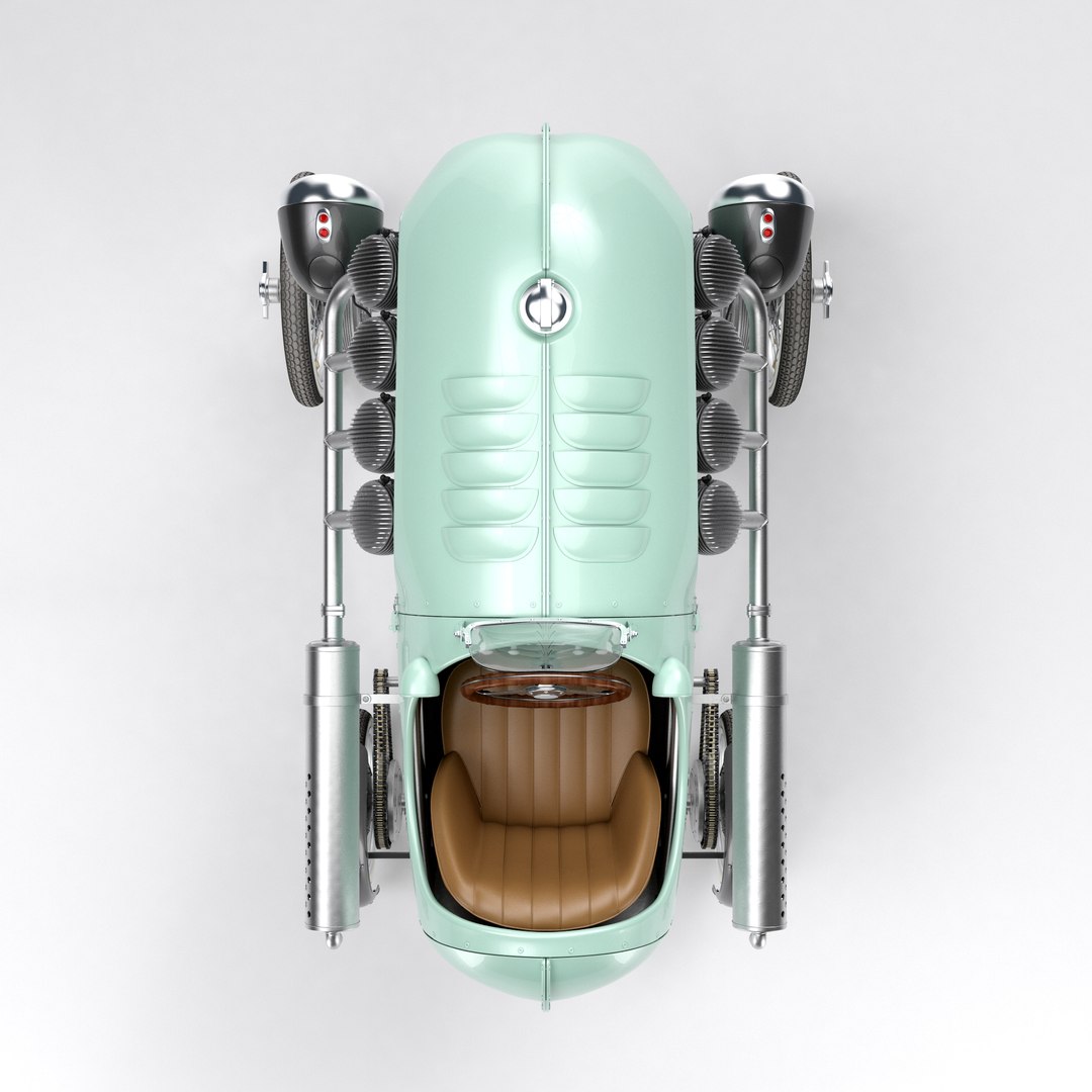 3D Steampunk Race Car - TurboSquid 2100013