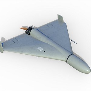 Shahed-136 Kamikaze Drone Geranium 2 3D