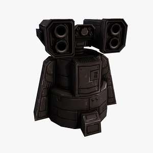 3D missile turret