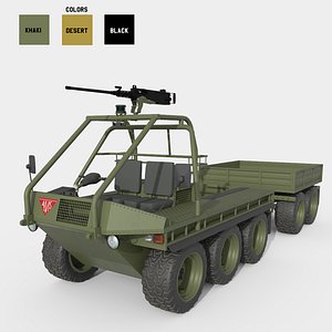 SUPACAT  All Terrain Mobility Platform  ATMP ALVIS 3D model