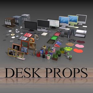 3ds max office props