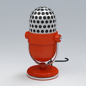 microphone 3d max