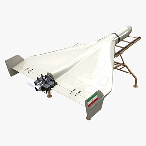 Shahed 136 Iran UAV Drone and Launch Ramp