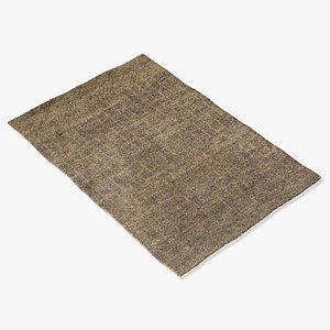 amara rug moroccan 9064 3d model