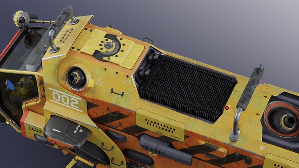 modelo 3d Nave espacial utilitaria con piloto - TurboSquid 1402157