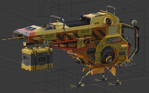 modelo 3d Nave espacial utilitaria con piloto - TurboSquid 1402157