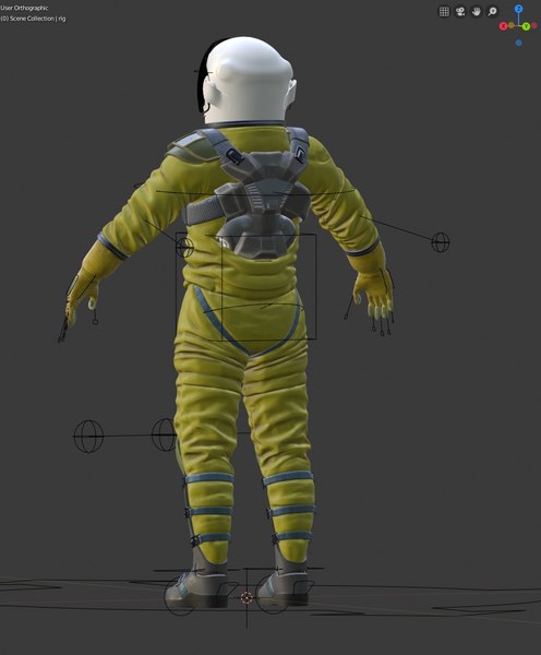 modelo 3d Nave espacial utilitaria con piloto - TurboSquid 1402157