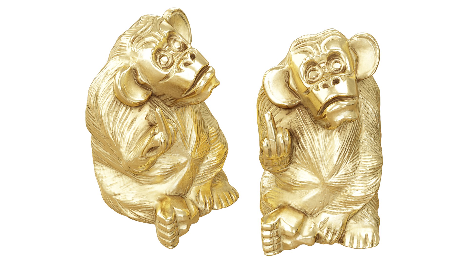 Golden Monkey Statue with Bold Gesture 3D model https://p.turbosquid.com/ts-thumb/z0/VjsDPS/7X/v_04/jpg/1751372533/1920x1080/fit_q87/564541a767e5eb0c0495a25e80085a308e6aea52/v_04.jpg