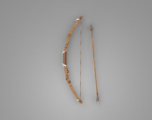 3D Bow and arrow model
