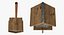 Garden Birdhouse on Stand 3D Model