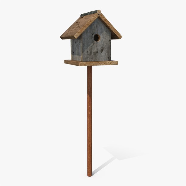 garden birdhouse stand model