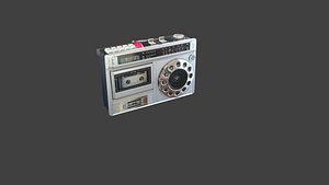 Radio Cassette 3D model