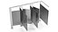 Bathroom Partitions Metallic