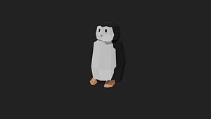 Lowpoly Penguin model