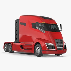 3D nikola electric truck simple model