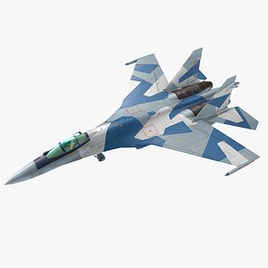 Sukhoi Su-35 Low-poly