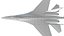 Sukhoi Su-35 Low-poly
