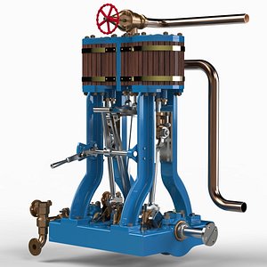 Steam Launch Engine, 1889