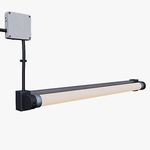 Light Fixture with Junction Box 3D model