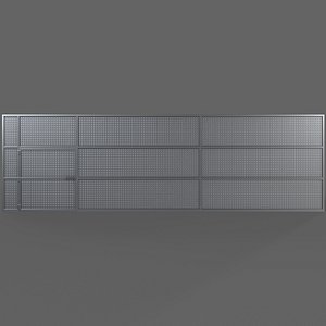 PBR Door Prison Cell 6 3D model