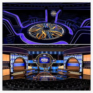 3D TV Game Show Collection - Who Wants to Be a Millionare and Family Feud model