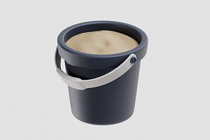 Beach bucket sand bucket