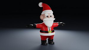 Santa Claus Toon Style 3D