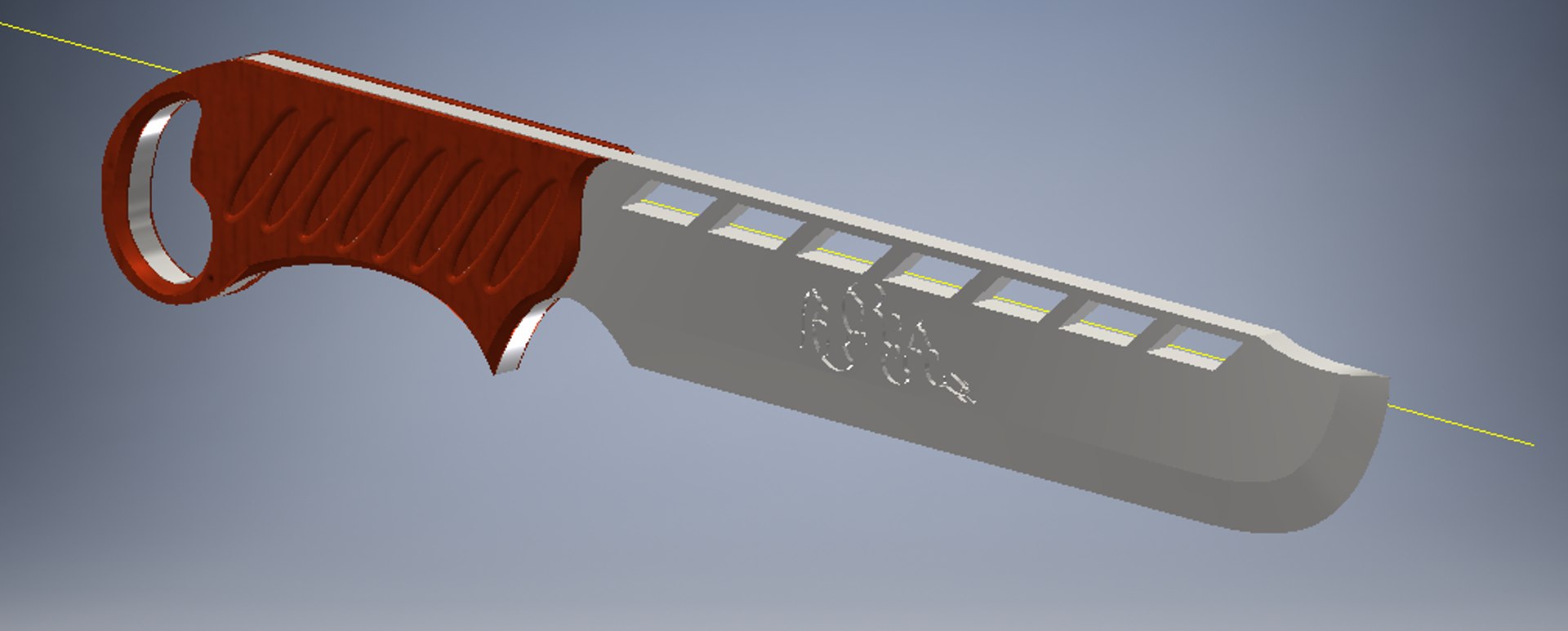 3d Interesting Knife Model