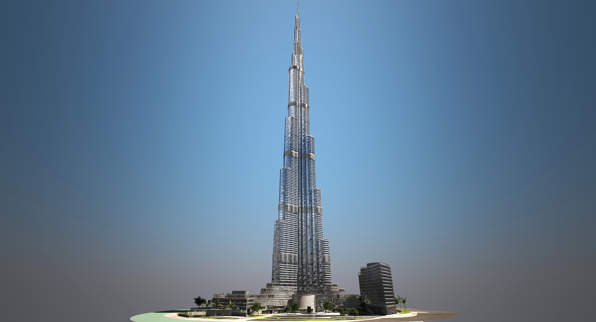 3d model burj khalifa skyscraper