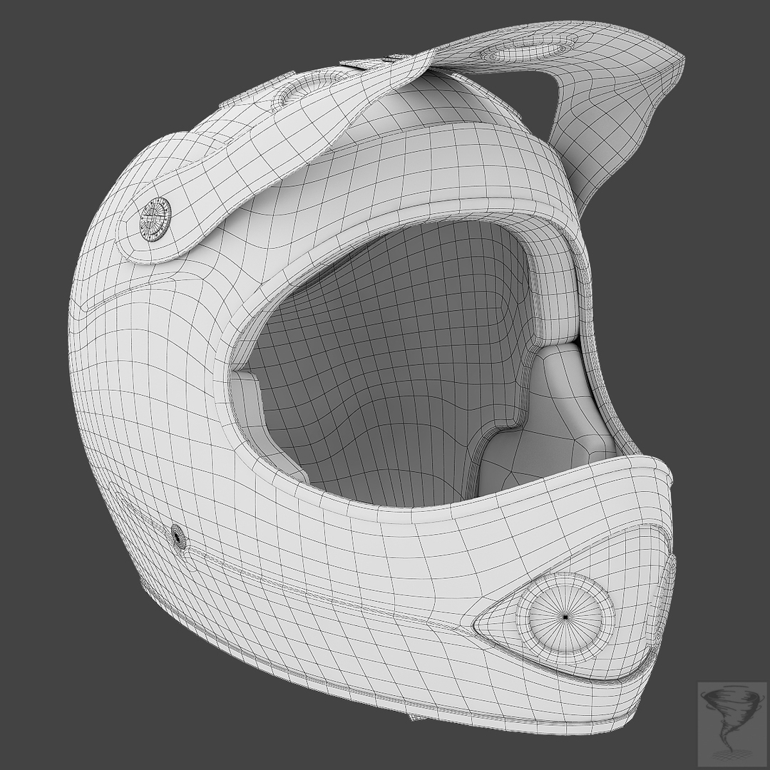 3d bmx helmet urge downomatic model